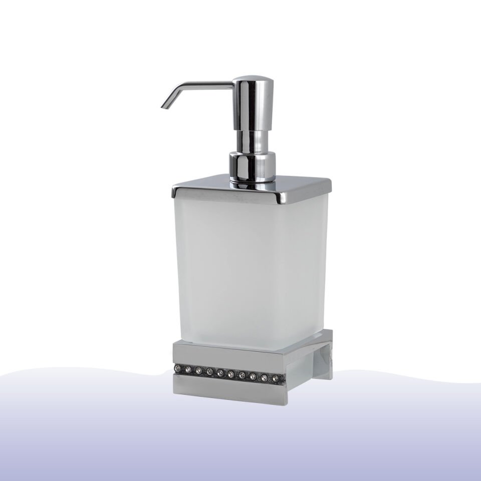 BANYOLİA - Çelik Banyo Swwor Set Üstü Sıvı Sabunluk (SW10-022)