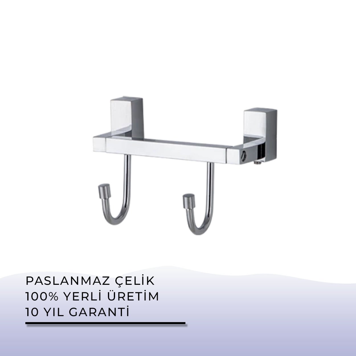 BANYOLİA - Çelik Banyo Swwor Çiftli Bornozluk (SW10-037)