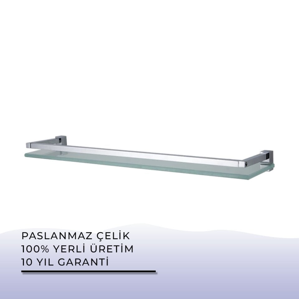 BANYOLİA - Çelik Banyo Swwor Muhafazalı Ayna Etajeri (SW10-040)