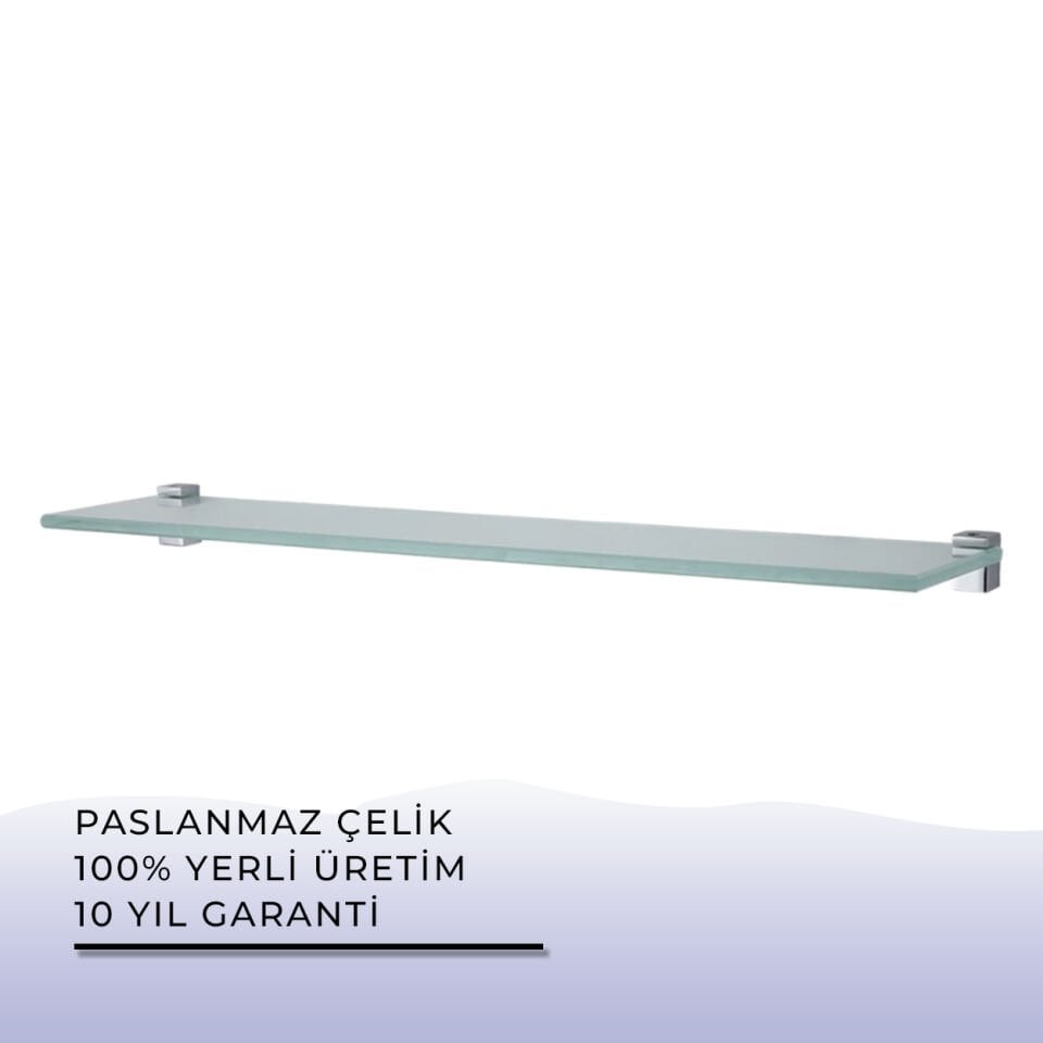 BANYOLİA - Çelik Banyo Swwor Muhafazasız Ayna Etajeri (SW10-041)