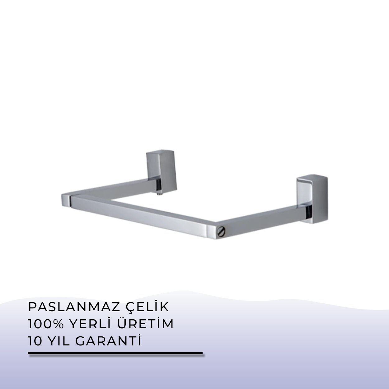 BANYOLİA - Çelik Banyo Swwor Kare Havluluk (SW10-044)