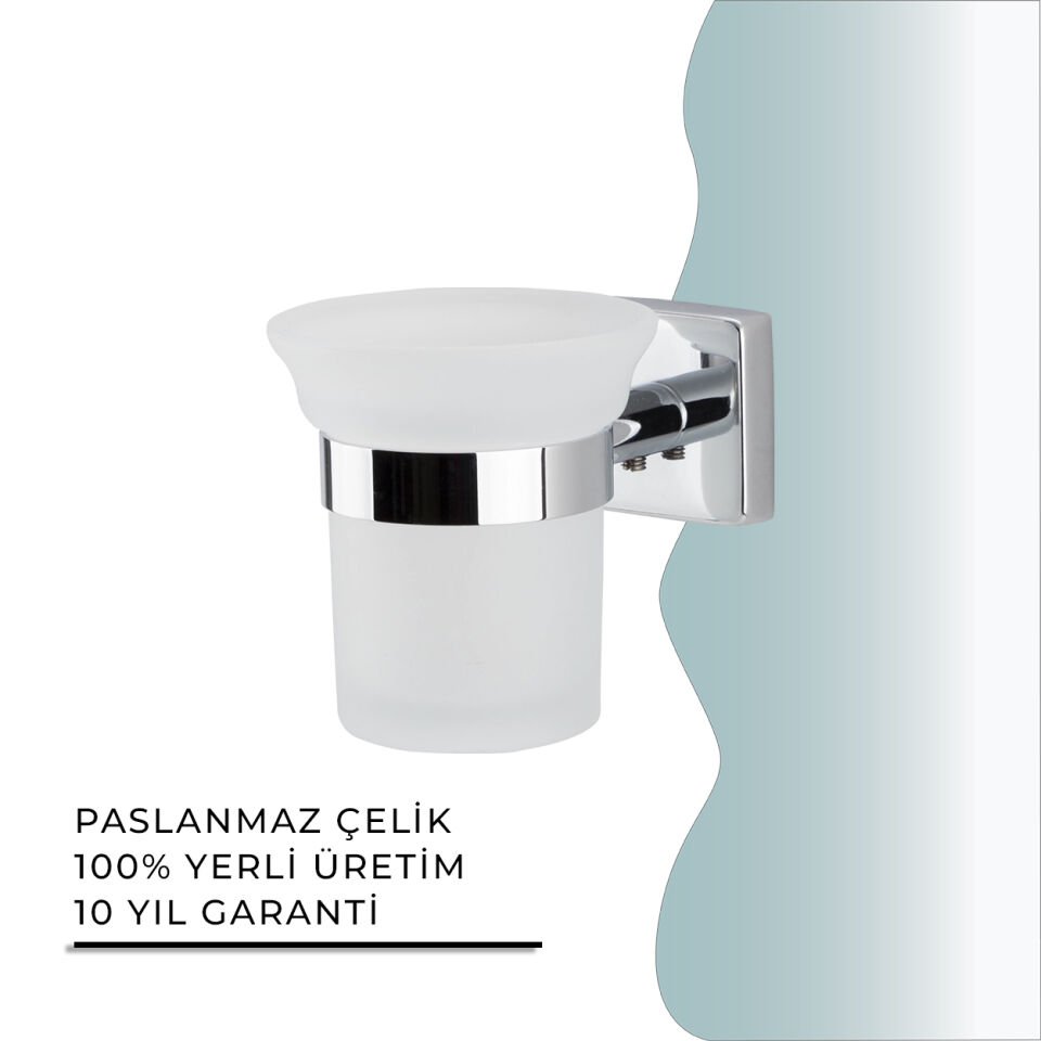 BANYOLİA - CLK Banyo Vizyon Montajlı Diş Fırçalık (VZ10-004)