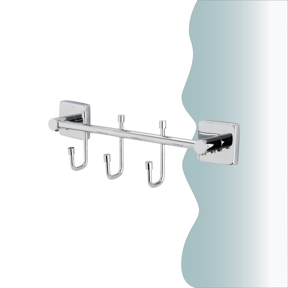 BANYOLİA - CLK Banyo Vizyon Üçlü Askılık (VZ10-009)