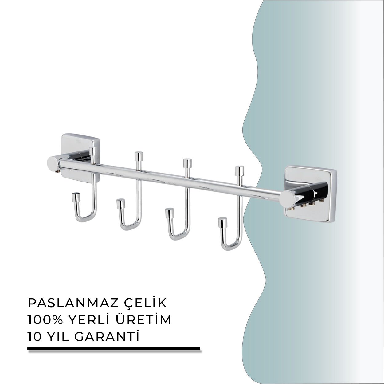 BANYOLİA - CLK Banyo Vizyon Dörtlü Askılık (VZ10-010)