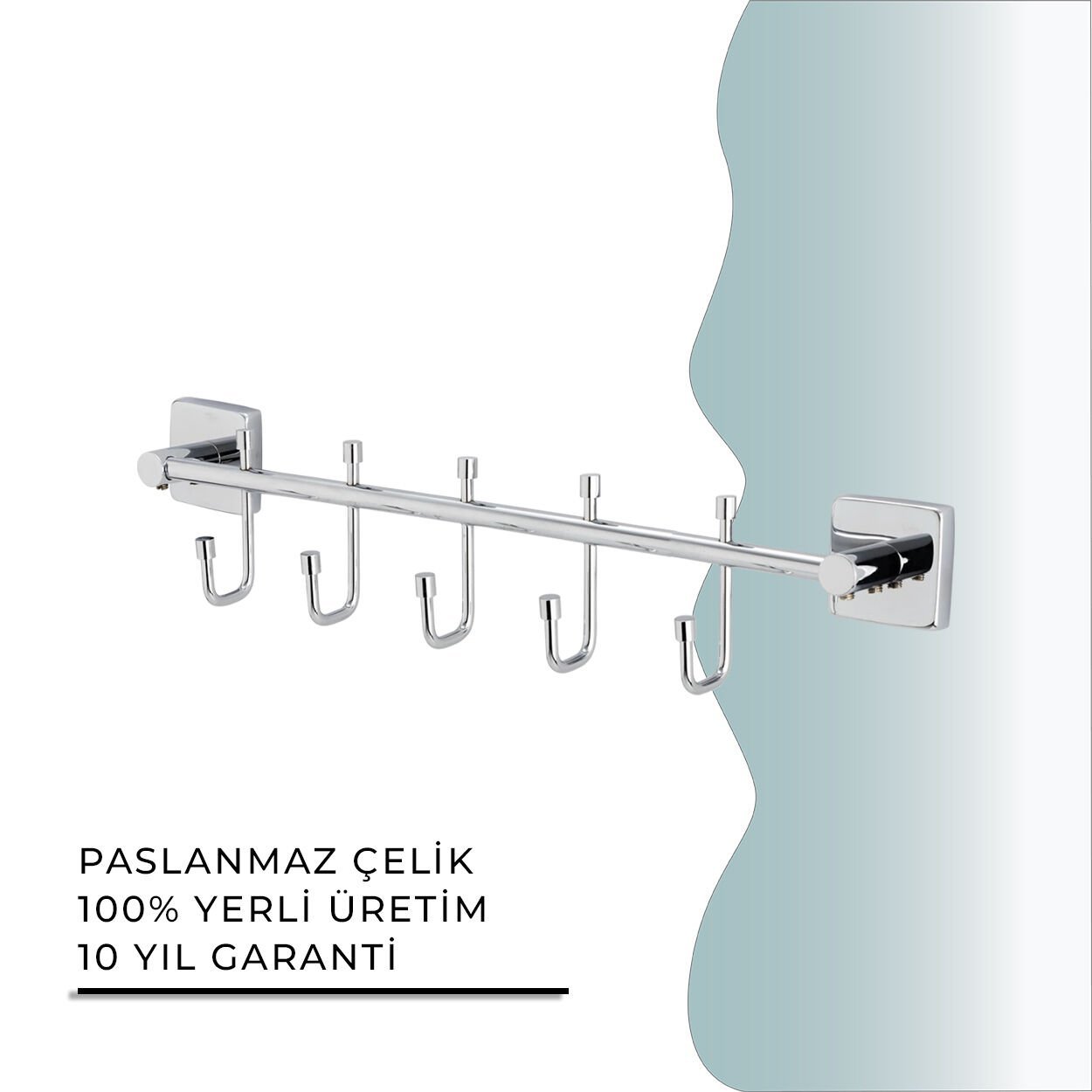 BANYOLİA - CLK Banyo Vizyon Beşli Askılık (VZ10-011)