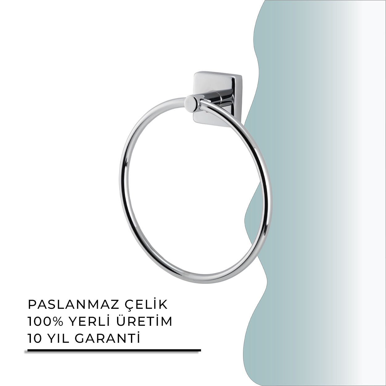 BANYOLİA - CLK Banyo Vizyon Yuvarlak Havluluk (VZ10-019)