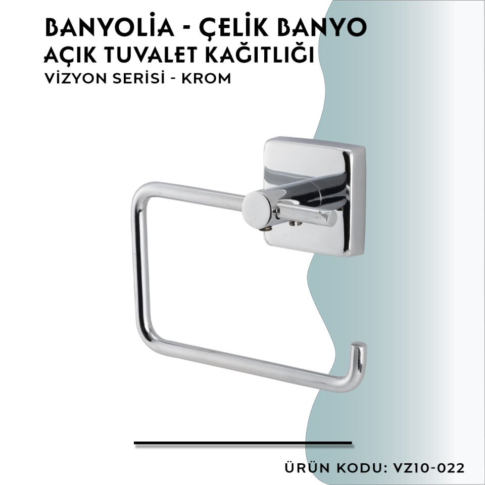 BANYOLİA - CLK Banyo Vizyon Açık Tuvalet Kâğıtlığı (VZ10-022)