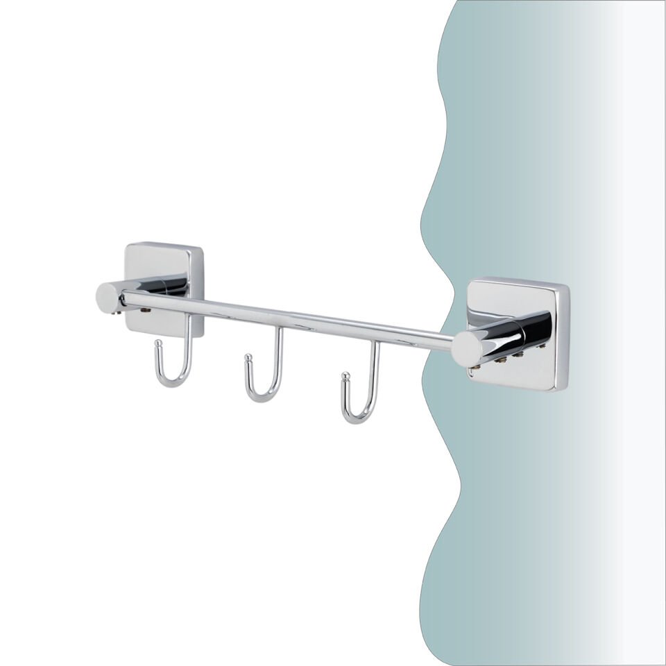BANYOLİA - CLK Banyo Vizyon Üçlü Askılık (VZ10-030)