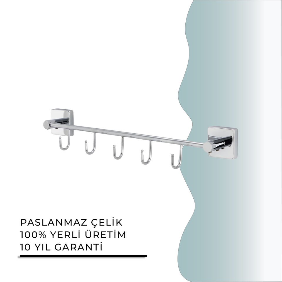 BANYOLİA - CLK Banyo Vizyon Beşli Askılık (VZ10-032)