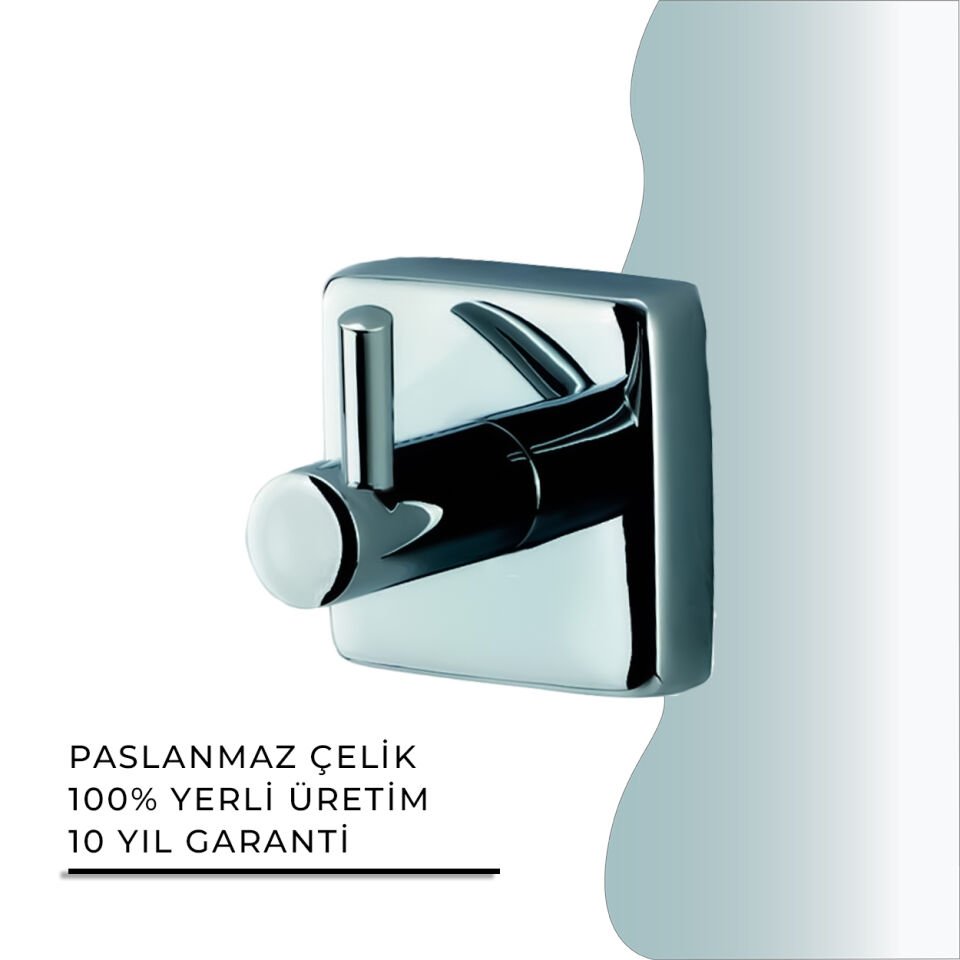 BANYOLİA - CLK Banyo Vizyon Tekli Askılık (VZ10-036)