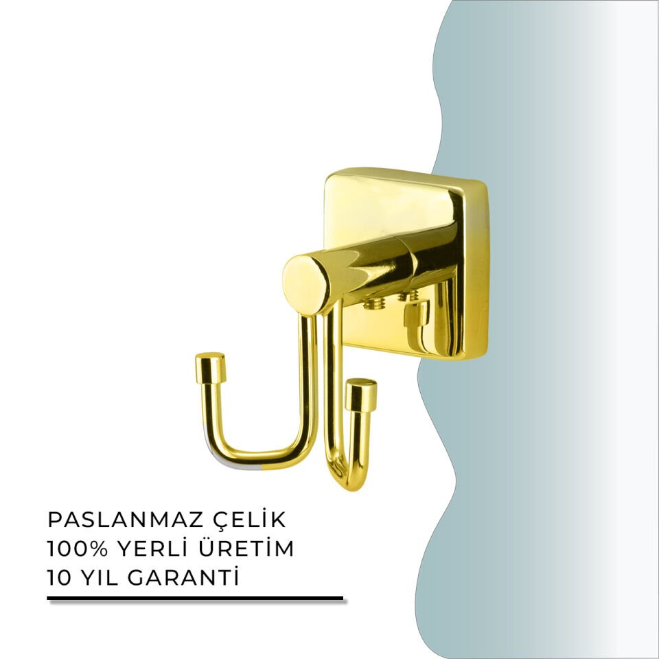 BANYOLİA - CLK Banyo Vizyon Gold Bornozluk Çiftli (VZ10-002.1)