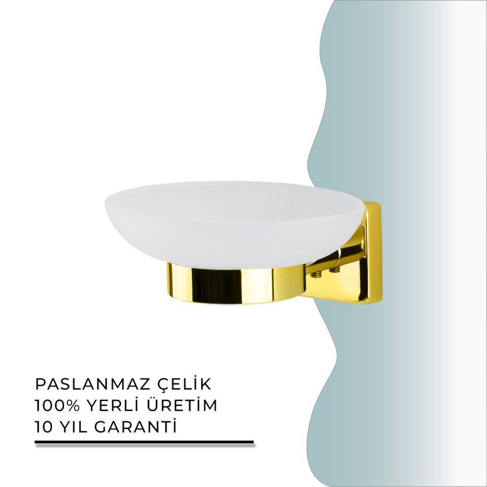 BANYOLİA - CLK Banyo Vizyon Gold Montajlı Sabunluk (VZ10-003.1)