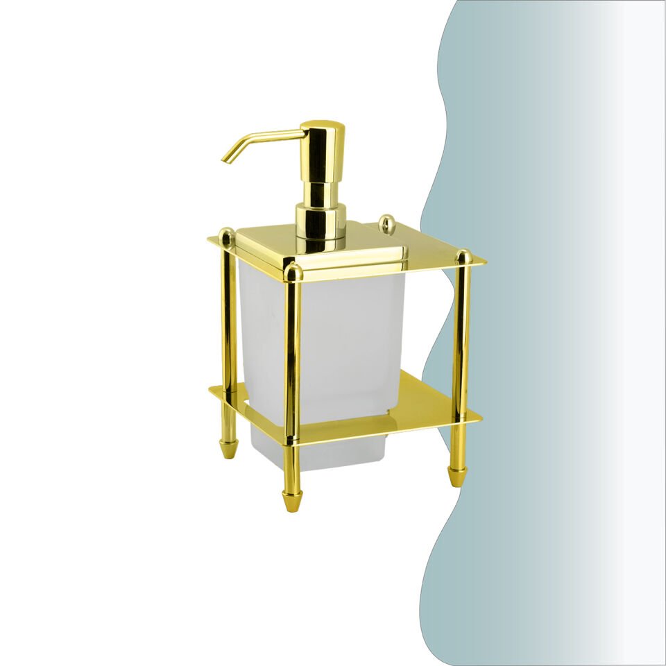 BANYOLİA - CLK Banyo Vizyon Gold Set Üstü Sıvı Sabunluk (VZ10-020.1)