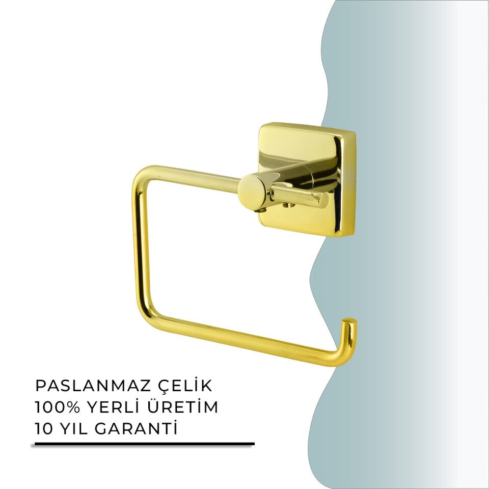 BANYOLİA - CLK Banyo Vizyon Gold Açık Tuvalet Kâğıtlığı (VZ10-022.1)