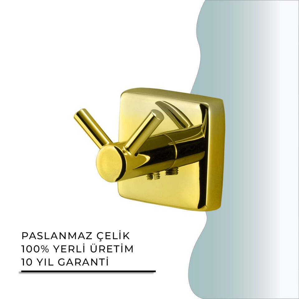 BANYOLİA - CLK Banyo Vizyon Gold Bornozluk Çiftli (VZ10-026.1)