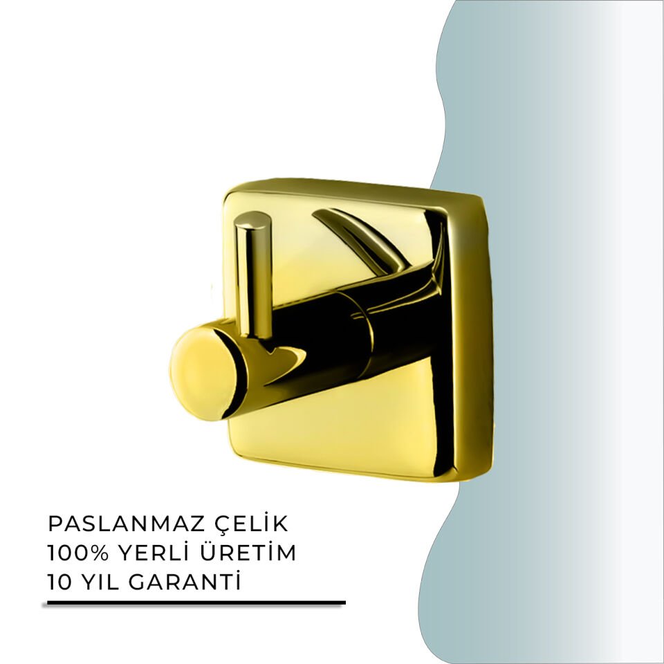 BANYOLİA - CLK Banyo Vizyon Gold Tekli Askılık (VZ10-036.1)