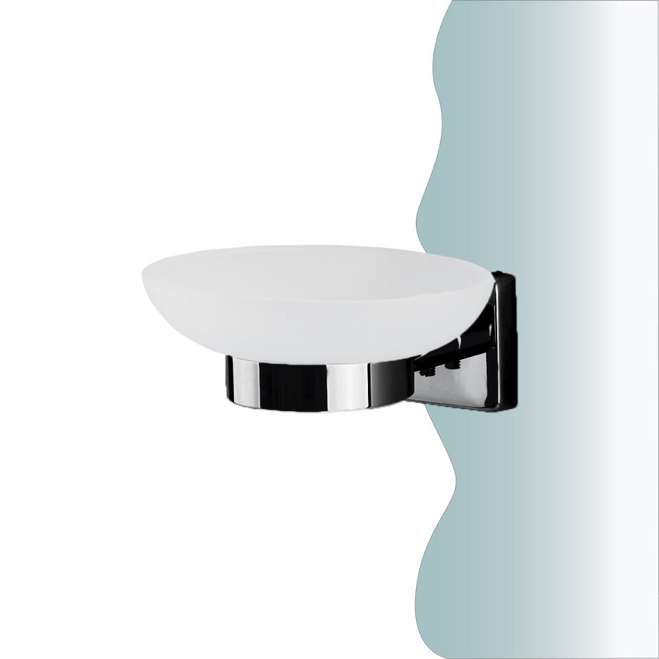 BANYOLİA - CLK Banyo Vizyon Mat Siyah Montajlı Sabunluk (VZ10-003.4)