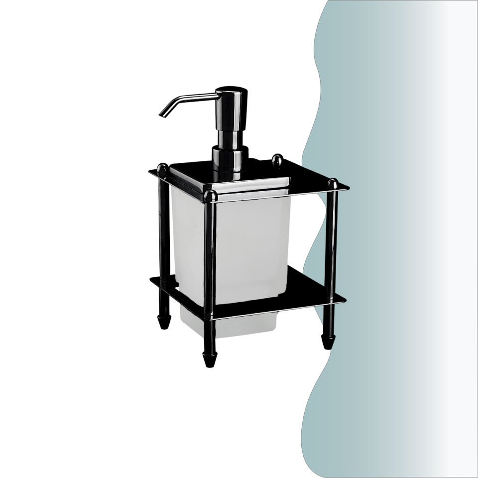 BANYOLİA - CLK Banyo Vizyon Mat Siyah Set Üstü Sıvı Sabunluk (VZ10-020.4)