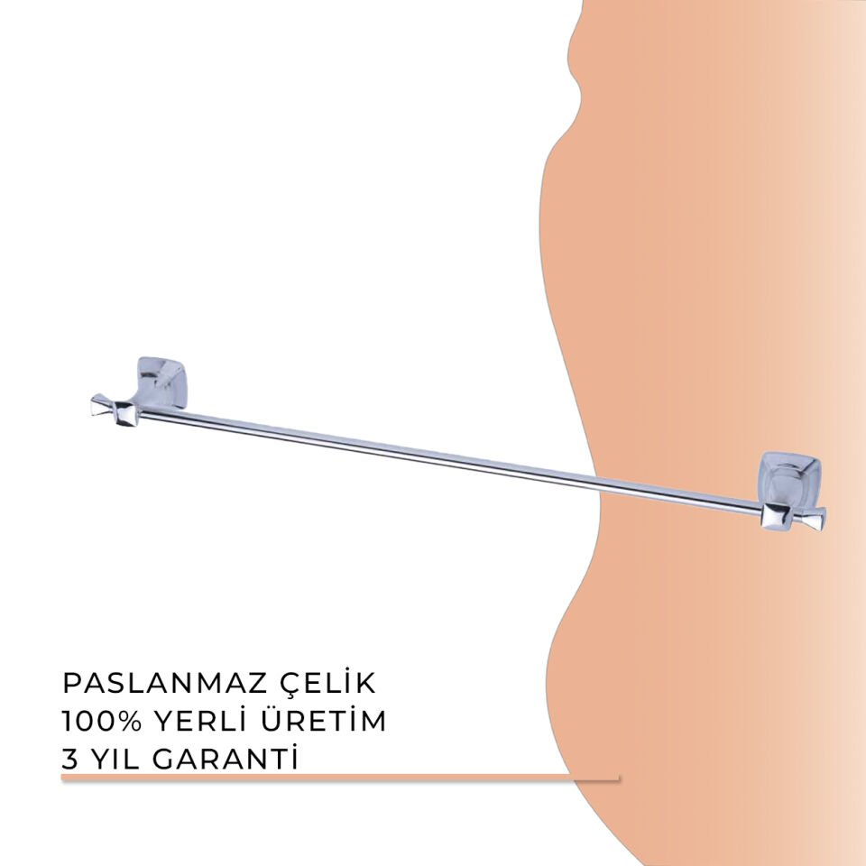 BANYOLİA - Duxxa Eiffel Uzun Havluluk (50 cm) Krom (A.1415)