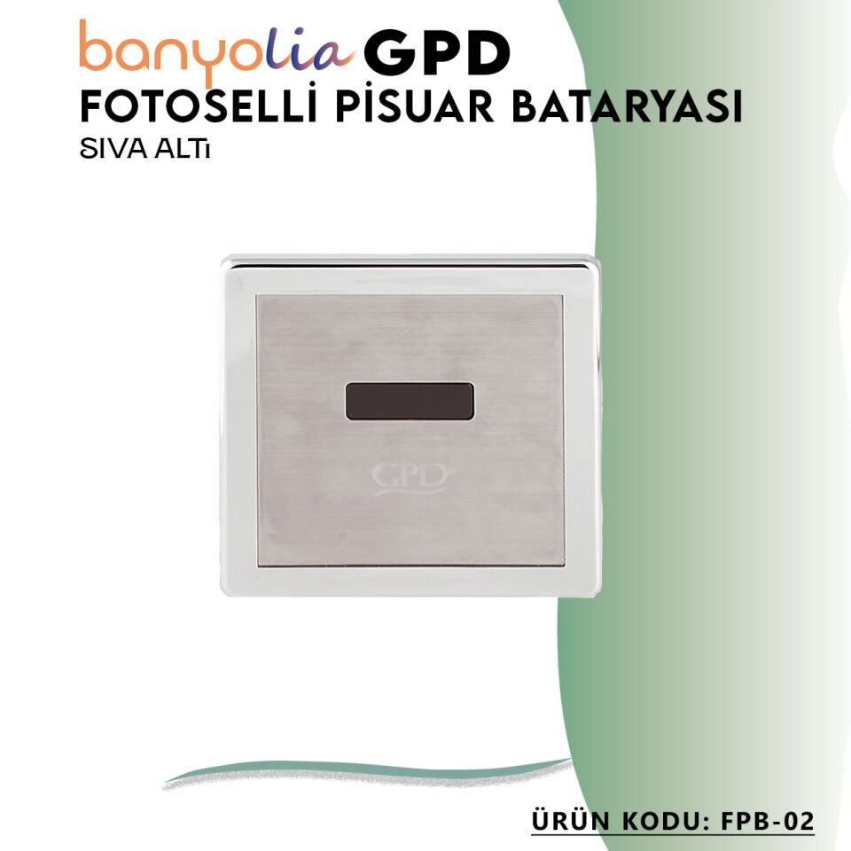 BANYOLİA - GPD Fotoselli Pisuvar Bataryası (Sıva Altı)  (FPB02)