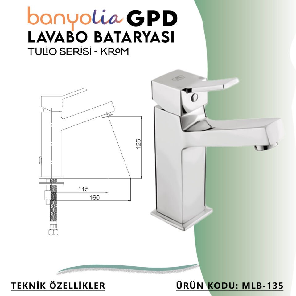 BANYOLİA - GPD Tulio Lavabo Bataryası  (MLB135)