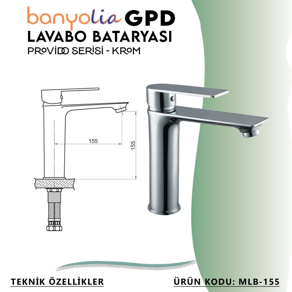 BANYOLİA - GPD Provido Lavabo Bataryası  (MLB155)