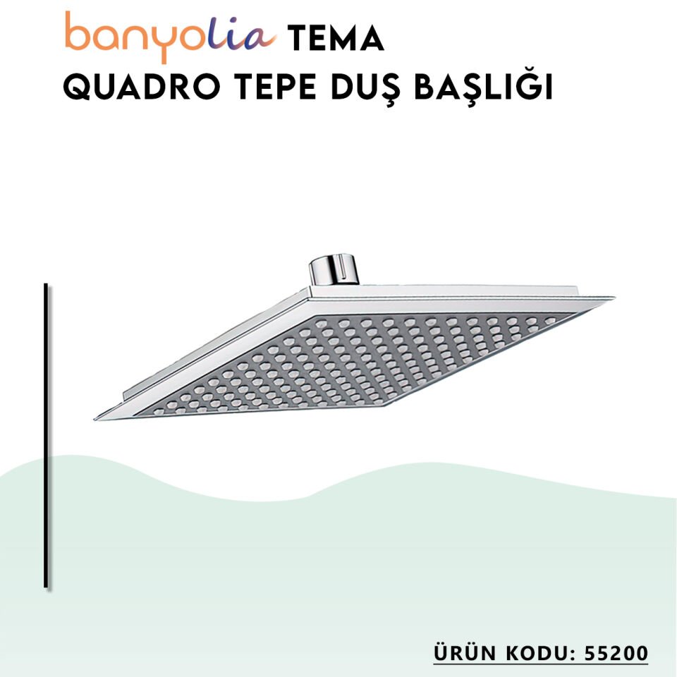 BANYOLİA - TEMA Quadro Tepe Duş Başlığı (55200)