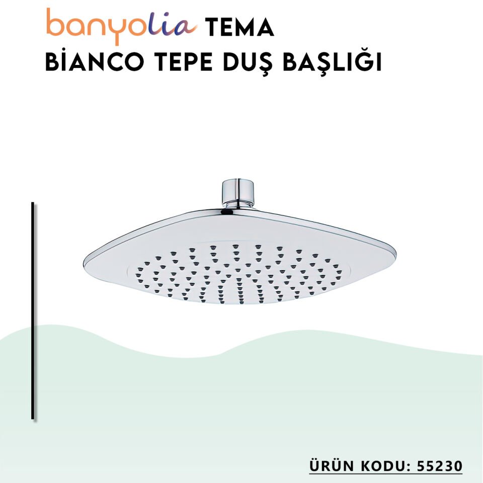 BANYOLİA - TEMA Bianco Tepe Duş Başlığı (55230)