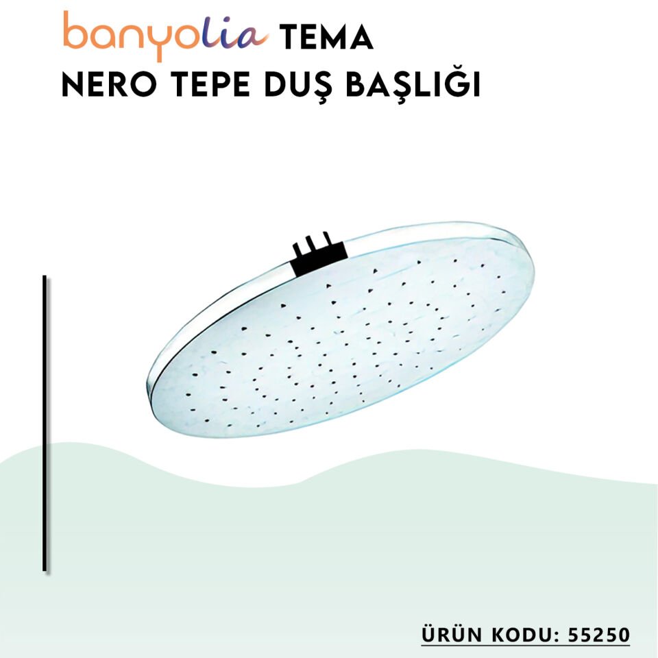 BANYOLİA - TEMA Nero Tepe Duş Başlığı (55250)