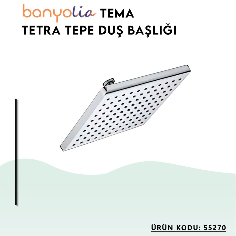 BANYOLİA - TEMA Tetra Tepe Duş Başlığı (55270)