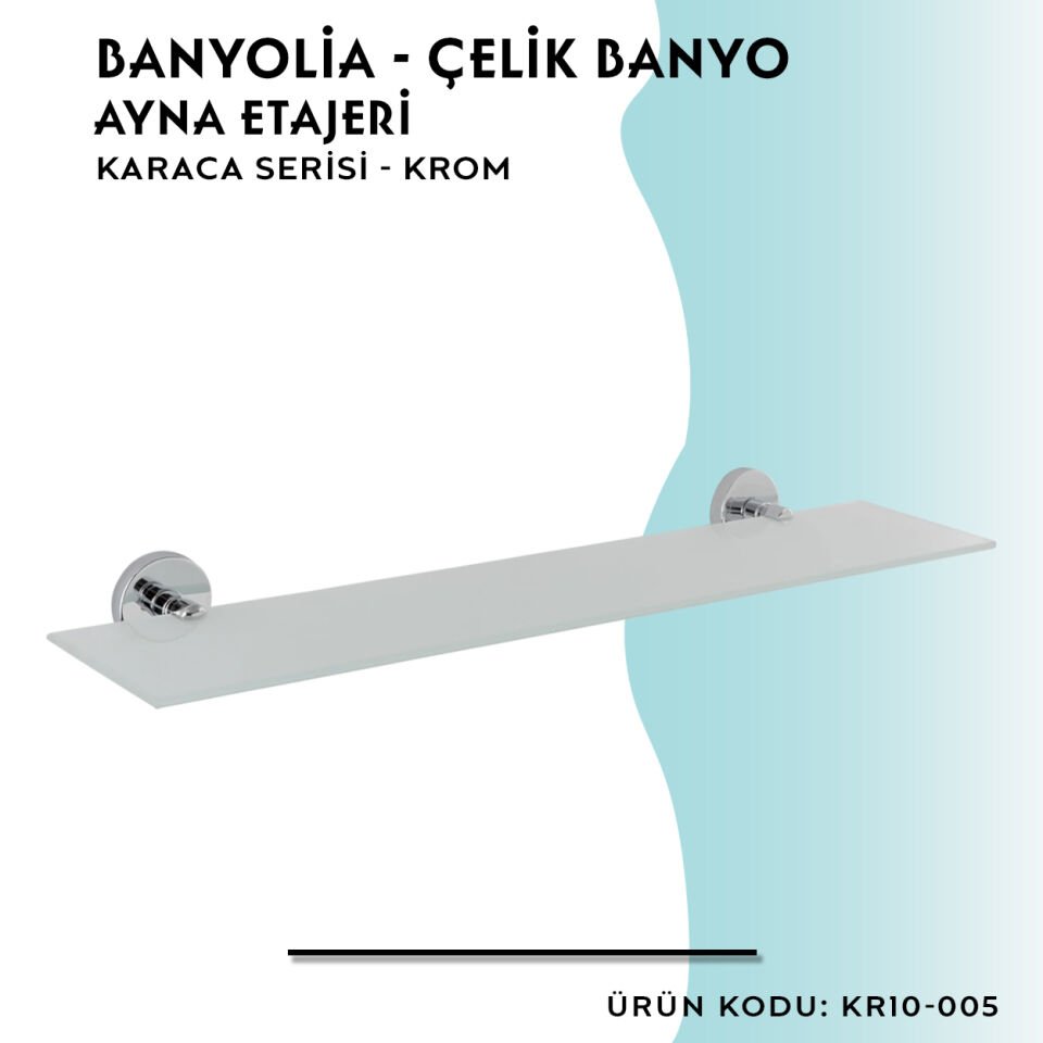 BANYOLİA - Çelik Banyo Karaca Etajer (KR10-005)