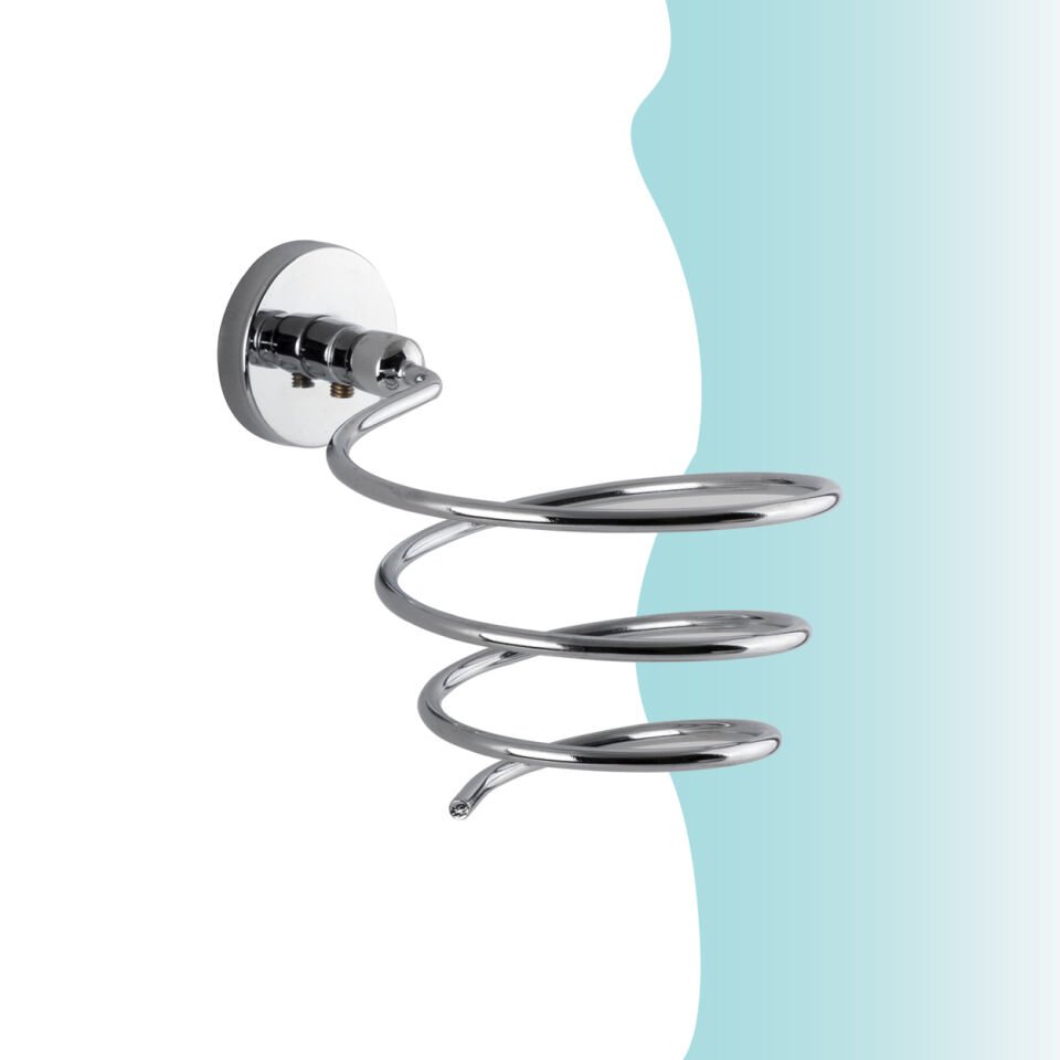 BANYOLİA - Çelik Banyo Karaca Fön Askılık (KR10-018)