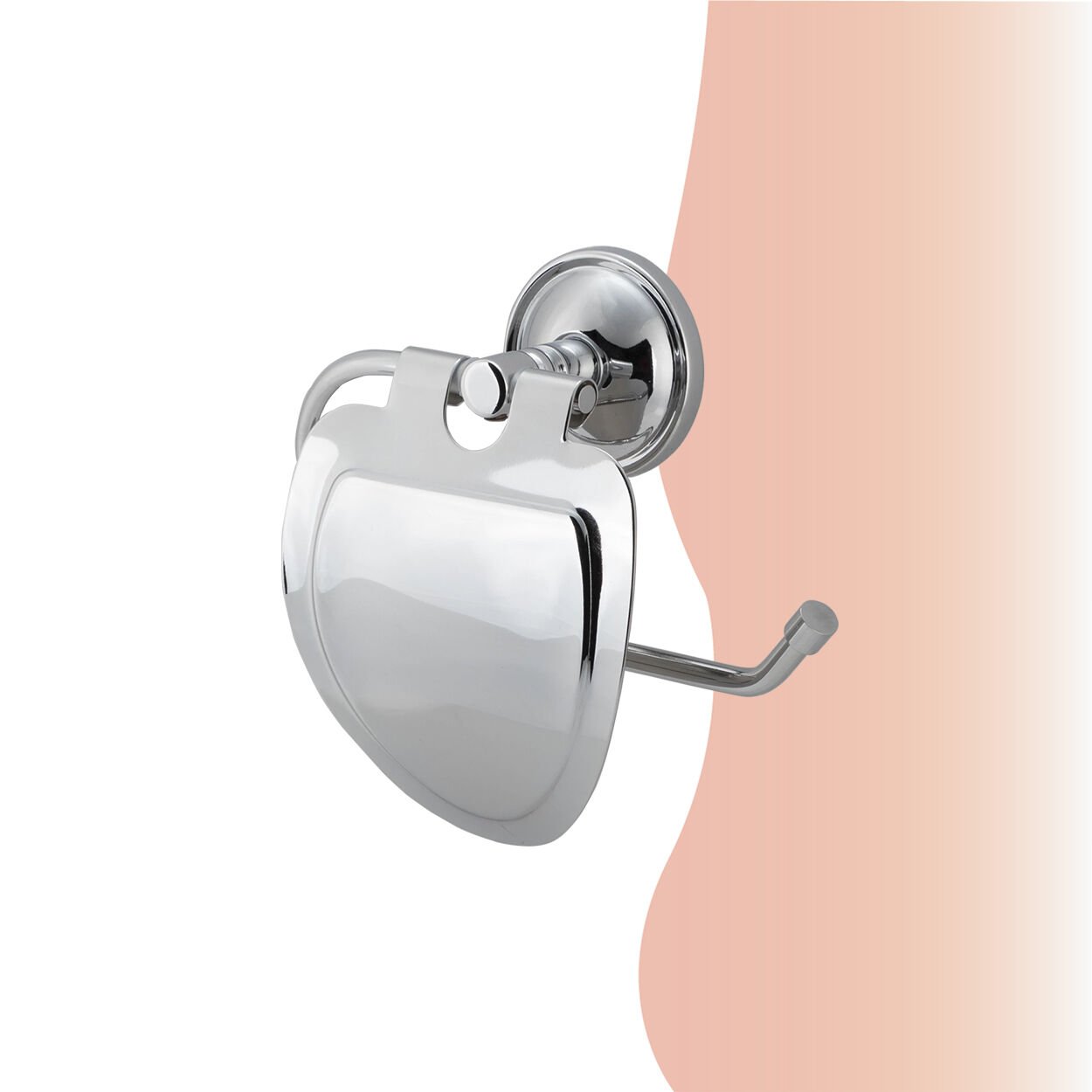 BANYOLİA - Çelik Banyo Bella Gala Kapak Tuvalet Kâğıtlığı(BS10-015)