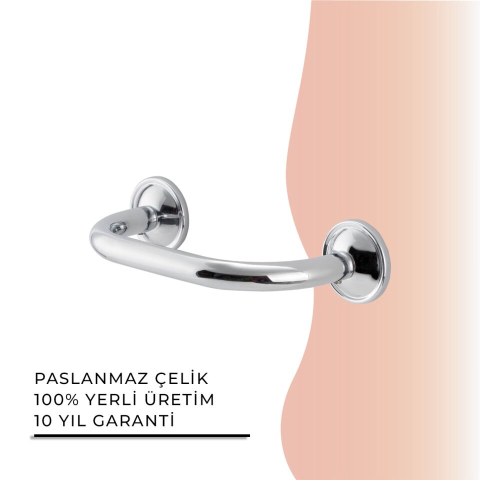 BANYOLİA - Çelik Banyo Bella Küvet Tutamağı 20cm (30-007)