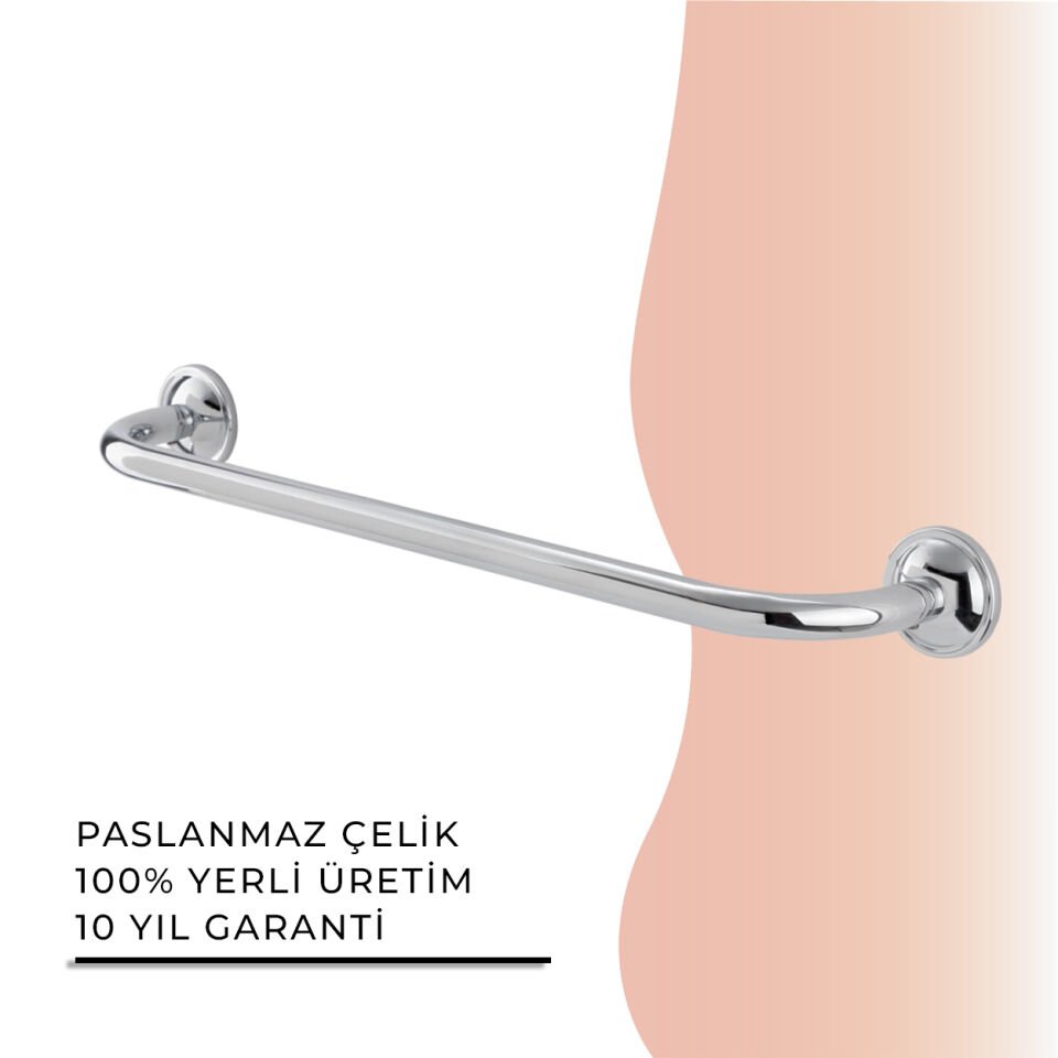 BANYOLİA - Çelik Banyo Bella Küvet Tutamağı 60cm (30-090)