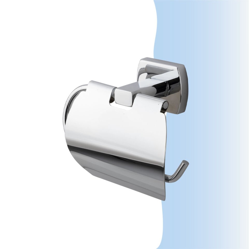 BANYOLİA - Çelik Banyo Milano Geniş Kapaklı Tuvalet Kâğıtlığı (MLN10-007)