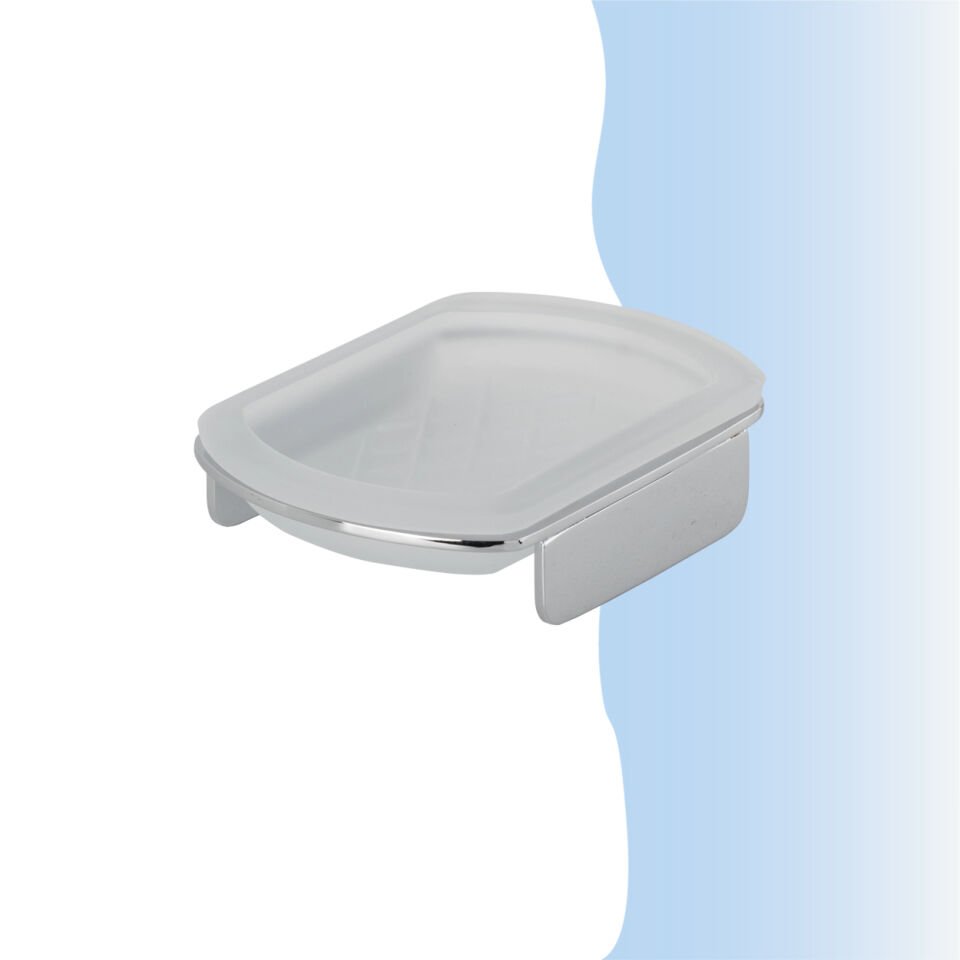 BANYOLİA - Çelik Banyo Milano Set Üstü Sabunluk (MLN10-022)