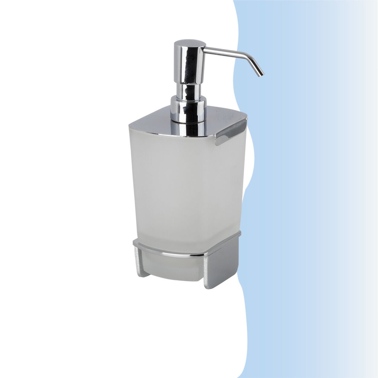BANYOLİA - Çelik Banyo Milano Set Üstü Sıvı Sabunluk (MLN10-024)