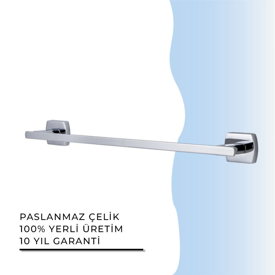 BANYOLİA - Çelik Banyo Milano Uzun Havluluk 50cm (MLN10-039)