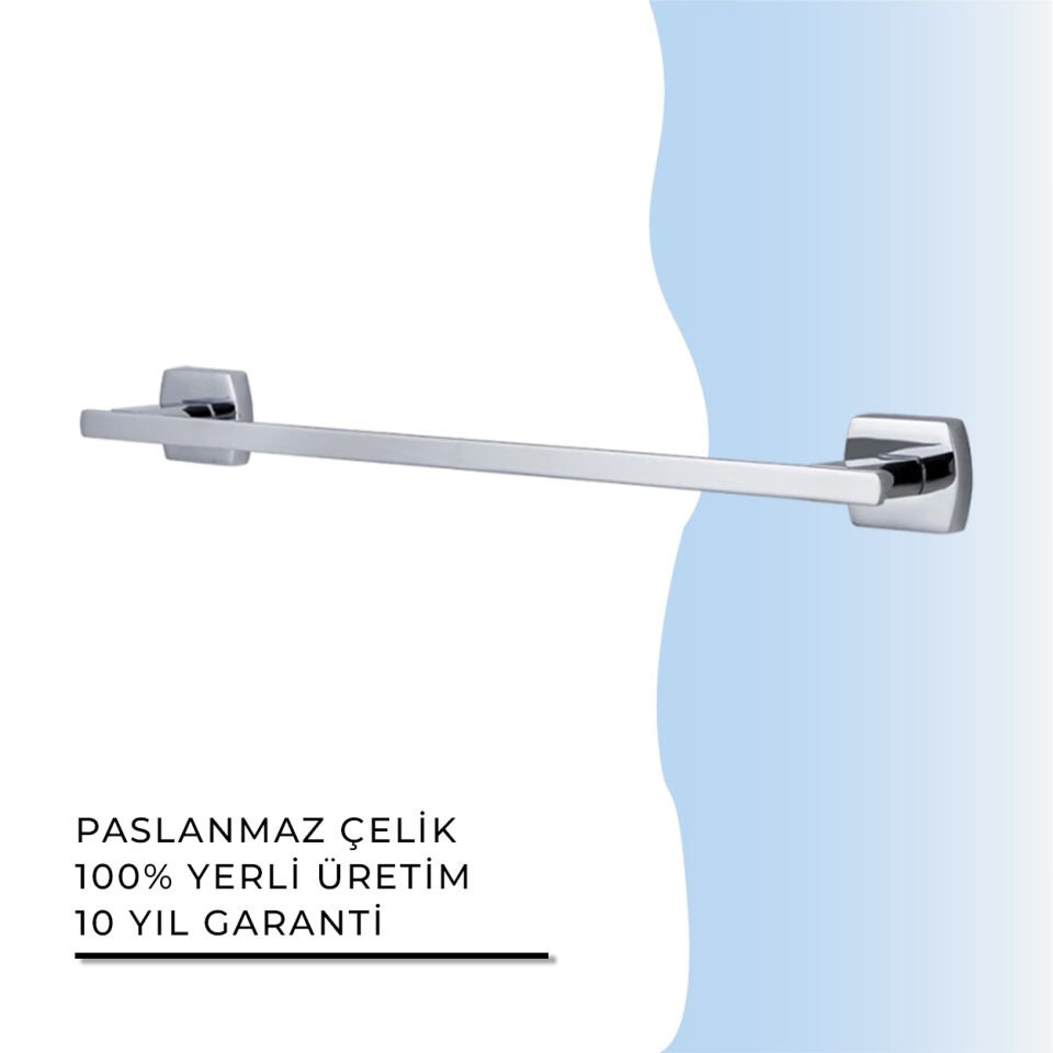 BANYOLİA - Çelik Banyo Milano Uzun Havluluk 60cm (MLN10-040)