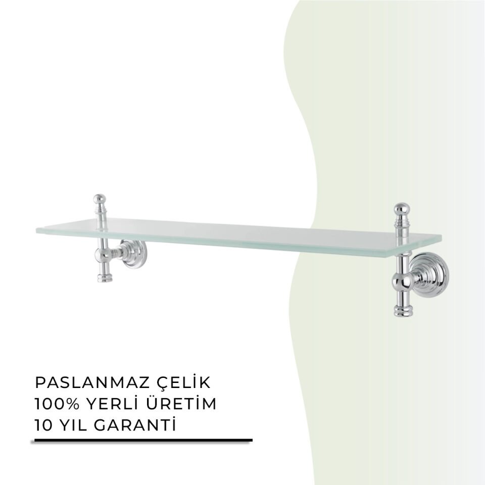 BANYOLİA - Çelik Banyo Ottoman Ayna Etajeri (OT10-005)