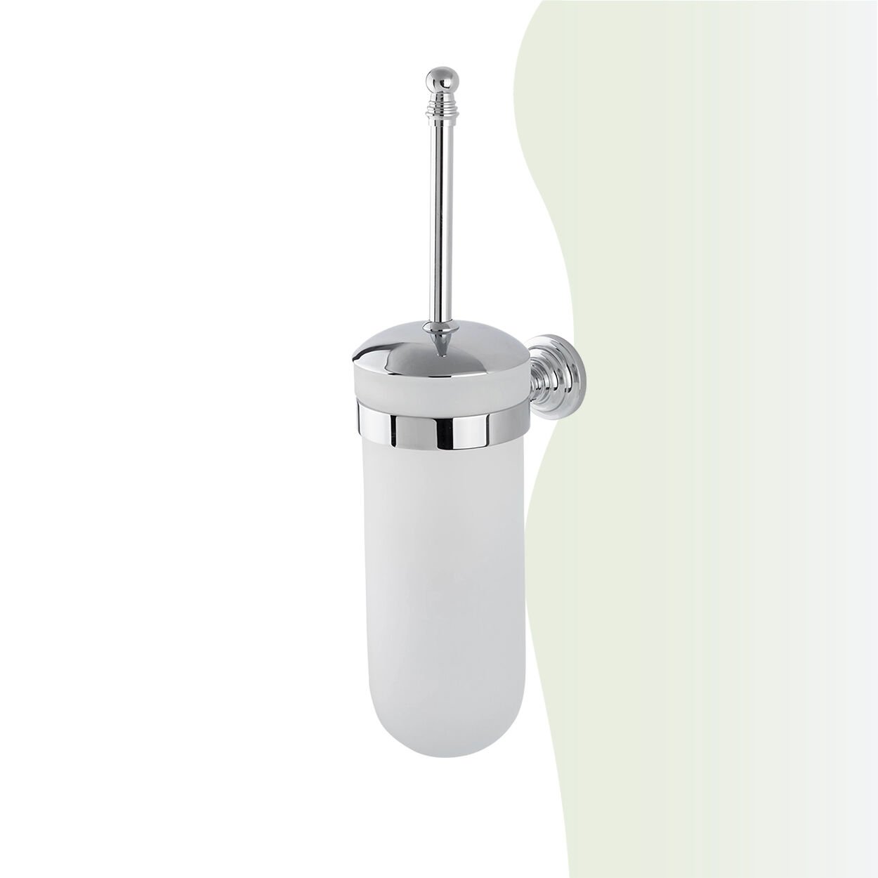 BANYOLİA - Çelik Banyo Ottoman Montajlı Klozet Fırçası (OT10-011)