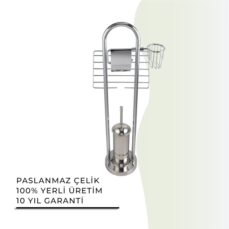 BANYOLİA - Çelik Banyo Ottoman Set Klozet Takımı Oval (OT10-024)