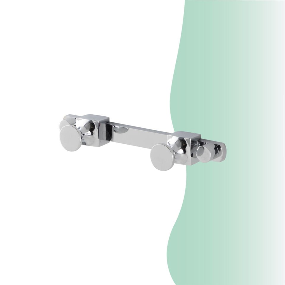 BANYOLİA - Çelik Banyo Mercan Bornozluk Çiftli (MS10-002)