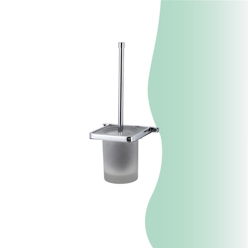 BANYOLİA - Çelik Banyo Mercan Montajlı Klozet Fırçası (MS10-071)