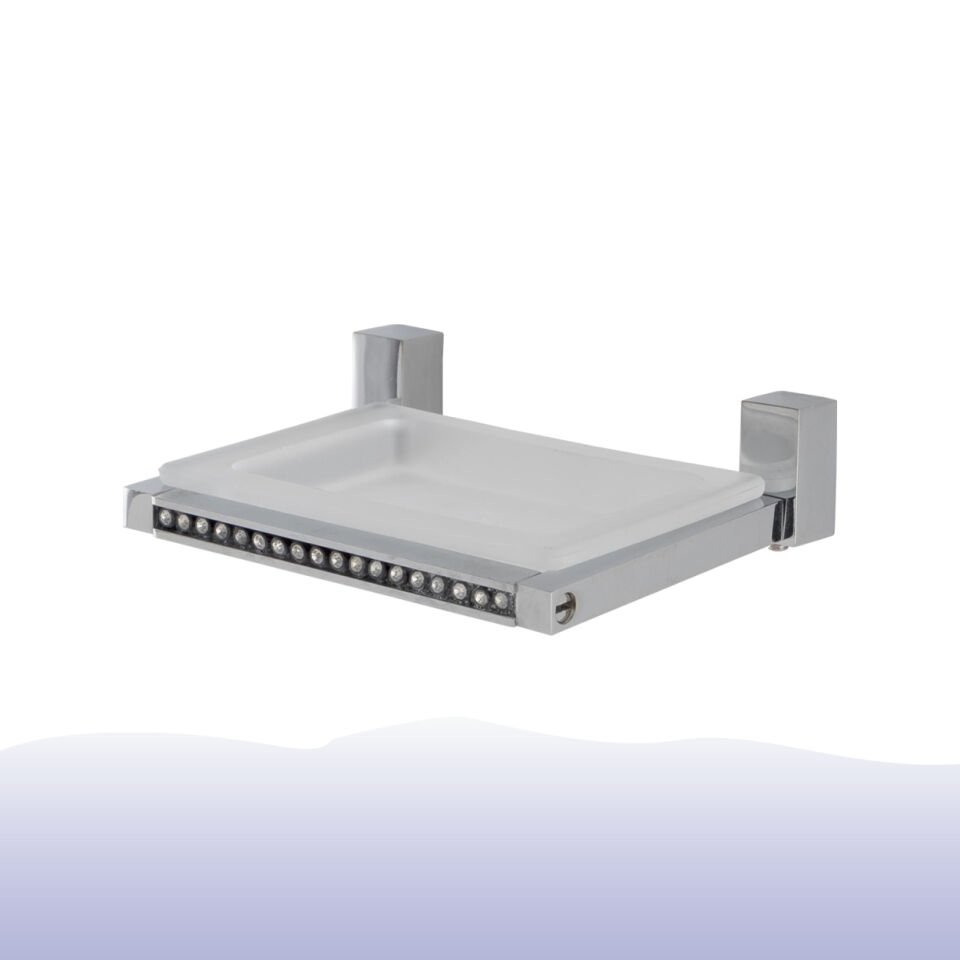 BANYOLİA - Çelik Banyo Swwor Montajlı Sabunluk (SW10-003)