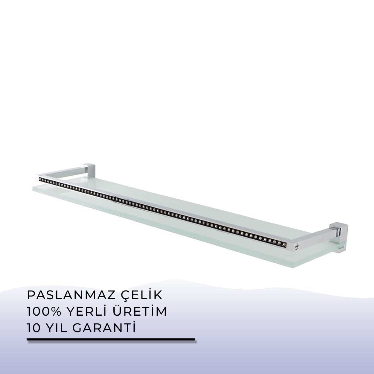 BANYOLİA - Çelik Banyo Swwor Ayna Etajeri (SW10-005)