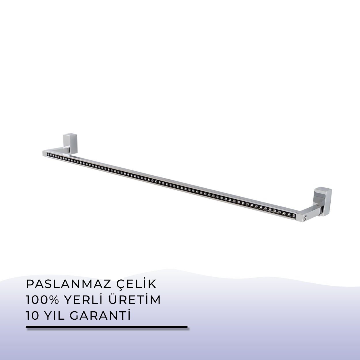 BANYOLİA - Çelik Banyo Swwor Uzun Havluluk 50cm (SW10-006)