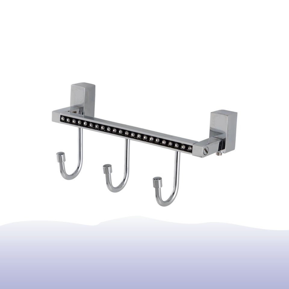 BANYOLİA - Çelik Banyo Swwor Üçlü Askılık (SW10-009)