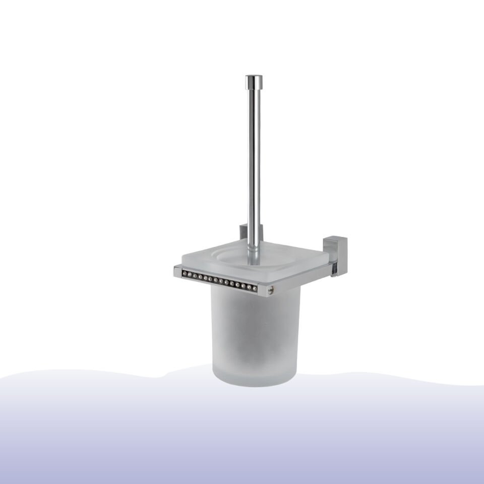 BANYOLİA - Çelik Banyo Swwor Montajlı Klozet Fırçası (SW10-018)